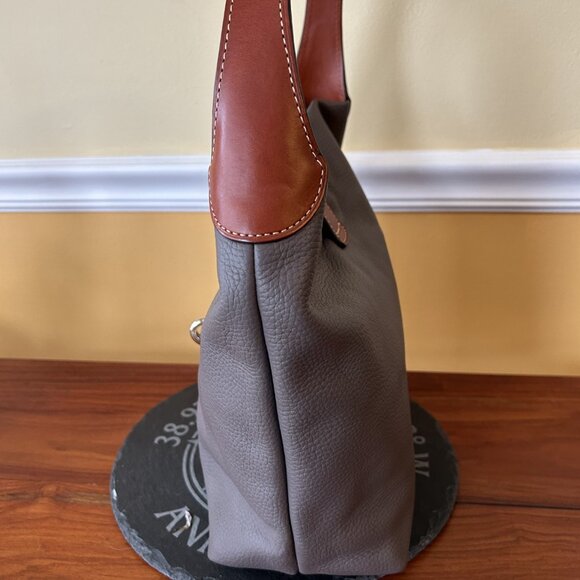 Dooney & Bourke Small Logo Lock Shoulder Bag - Elephant - Picture 4 of 10